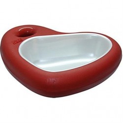 Mio Kalp Şeklinde Kedi ve Köpek Mama Kabı 29x22x6,5 Cm