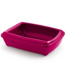 Moderna Aristo Kedi Tuvalet Kabı Ringli Büyük 57 cm Fuşya