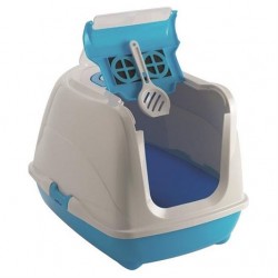 Moderna Flip Cat Filitreli Kapalı Kedi Tuvaleti Açık Mavi 50 Cm Moderna Flip Cat Filitreli Kapalı Kedi Tuvaleti Açık Mavi 50 Cm