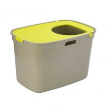 Moderna Top Cat Üstten Girişli Kapalı Kedi Tuvaleti Sarı