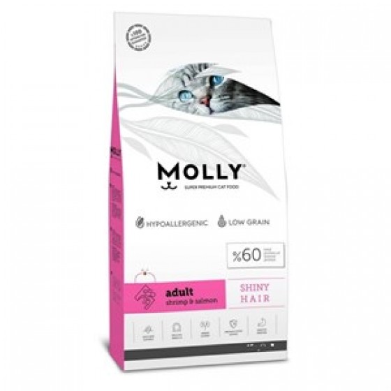 Molly Karidesli Somonlu Yetişkin Kedi Maması 2 kg