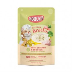 Moochie Çorba Kedi Ödülü Tavuk-Brokoli 40 Gr Moochie Çorba Kedi Ödülü Tavuk-Brokoli 40 Gr