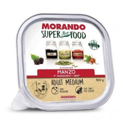 Morando Super Food Tahılsız Biftekli Ezme Köpek Konservesi 300gr Morando Super Food Tahılsız Biftekli Ezme Köpek Konservesi 300gr