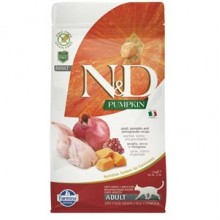 N&D Balkabaklı Bıldırcınlı Narlı Kedi Maması 1.5 Kg
