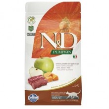 N&D Balkabaklı Geyik Etli Elmalı Kedi maması 5 kg