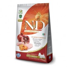 N&D Balkabaklı Tavuklu Tahılsız Küçük Irk Köpek Maması 7 Kg