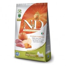 N&D Balkabaklı Yaban Domuzlu Tahılsız Küçük Irk Köpek Maması 2.5 Kg