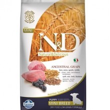 N&D Düşük Tahıllı Kuzulu Küçük Irk Yavru Köpek Maması 2.5 kg