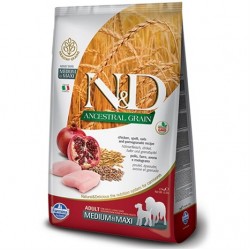 N&D Düşük Tahıllı Tavuklu Narlı Köpek Maması 12 Kg N&D Düşük Tahıllı Tavuklu Narlı Köpek Maması 12 Kg