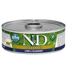 N&D Prime Kuzulu Yaban Mersinli Kedi Konservesi 70 Gr