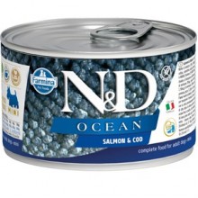 N&D Mini Ocean Alabalık Somonlu Köpek Konservesi 140 GR