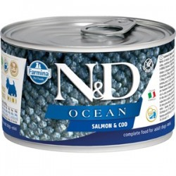 N&D Mini Ocean Alabalık Somonlu Köpek Konservesi 140 GR N&D Mini Ocean Alabalık Somonlu Köpek Konservesi 140 GR
