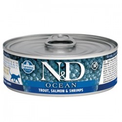 N&D Ocean Ton Balığı ve Somonlu Kedi Konservesi 70 Gr N&D Ocean Ton Balığı ve Somonlu Kedi Konservesi 70 Gr