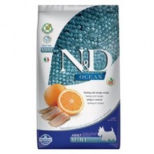 N&D Ocean Balık Portakallı Tahılsız Küçük Irk Köpek Maması 2.5 Kg