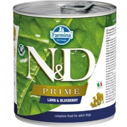 N&D Prime Kuzu & Yaban Mersini Köpek Konserve Maması 285 GR N&D Prime Kuzu & Yaban Mersini Köpek Konserve Maması 285 GR