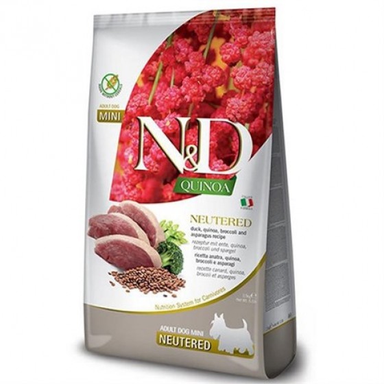 N&D Quinoa Mini Kısırlaştırılmış Köpek Maması 7 Kg