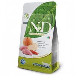 N&D Tahılsız Yaban Domuzu Etli ve Elmalı Yetişkin Kedi Maması 1.5 Kg N&D Tahılsız Yaban Domuzu Etli ve Elmalı Yetişkin Kedi Maması 1.5 Kg