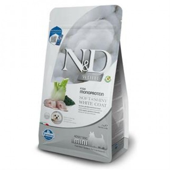 N&D White Spirulina Küçük Irk Beyaz Yetişkin Köpek Maması 2 Kg