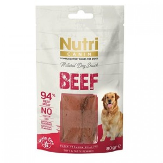 Nutri Canin Tahılsız Biftekli Köpek Ödül Maması 80gr