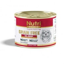 Nutri Canine Tahılsız Biftekli Patatesli Köpek Konservesi 200 Gr