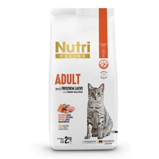 Nutri Feline Somonlu Yetişkin Tahılsız Kedi Maması 2 kg