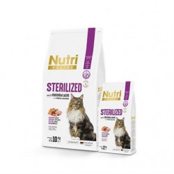 Nutri Feline Sterilised Kısırlaştırılmış Tahılsız Kedi Maması 10 kg Nutri Feline Sterilised Kısırlaştırılmış Tahılsız Kedi Maması 10 kg