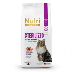 Nutri Feline Sterilised Kısırlaştırılmış Tahılsız Kedi Maması 2 kg Nutri Feline Sterilised Kısırlaştırılmış Tahılsız Kedi Maması 2 kg