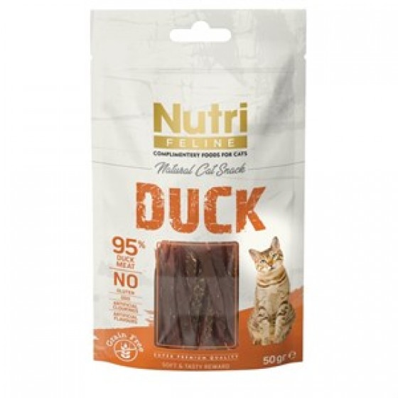 Nutri Feline Tahılsız Ördekli Kedi Ödül Maması 50gr