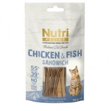 Nutri Feline Tahılsız Tavuklu Kedi Ödül Maması 50gr
