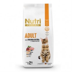 Nutri Feline Tavuklu Yetişkin Tahılsız Kedi Maması 2 kg
