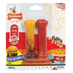 Nylabone Extreme Çifte Lezzet Çiğneme Kemiği 2li Small Nylabone Extreme Çifte Lezzet Çiğneme Kemiği 2li Small