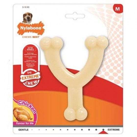 Nylabone Extreme Tavuk Aromalı Çiğneme Kemiği MEDIUM