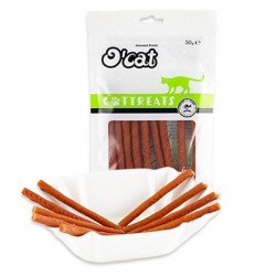 O Cat Somon Balıklı Çubuk Kedi Ödülü 50 Gr O Cat Somon Balıklı Çubuk Kedi Ödülü 50 Gr