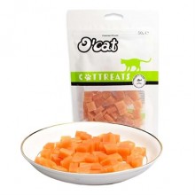 O Cat Tavuk Etli Parçacıklar Kedi Ödülü 50 Gr
