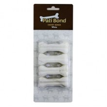 Patibond Beyaz Pres Kemik 7.5 Cm 4Lü Paket
