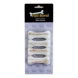 Patibond Tavuk Dolgulu Pres Kemik 7,5 Cm 4 Lü Paket Patibond Tavuk Dolgulu Pres Kemik 7,5 Cm 4 Lü Paket