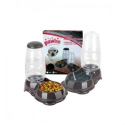 Pawise Gravity Hazneli Mama ve Su Kabı Pawise Gravity Hazneli Mama ve Su Kabı