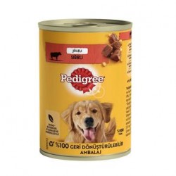 PediGree Biftekli Jöleli Konserve Köpek Maması 400 Gr