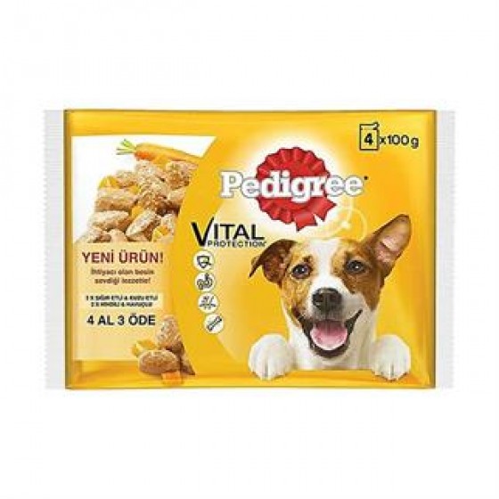 Pedigree Yetişkin Köpek Konservesi 100 gr - 4 AL 3 ÖDE