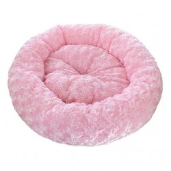 Peluş Kedi Ve Köpek Yatağı 50x50 Pembe