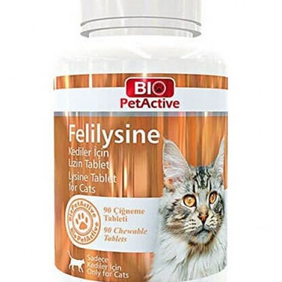 Pet Active Felilysine Kediler İçin Lizin Tablet 45 gr