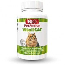 Pet Active Vitalicat Yavru ve Yetişkin Kedi vitamini 150 Tablet 75Gr