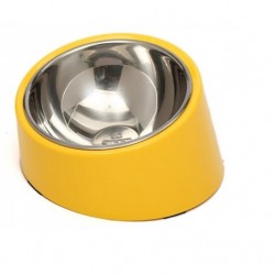 Pet Desing Yatay Mama Kabı Sarı Medium Pet Desing Yatay Mama Kabı Sarı Medium