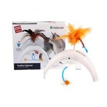 Pet Droid 7002 Hareket Sensörlü Doğal Tüylü Kedi Oyuncağı Turuncu