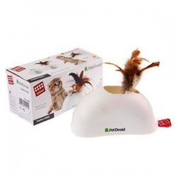 Pet Droid 7022 Hareket Sensörlü Doğal Tüylü Kedi Oyuncağı Kahverengi