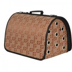 Pet Pretty Flybag Kedi ve Köpek Taşıma Çantası Kahverengi