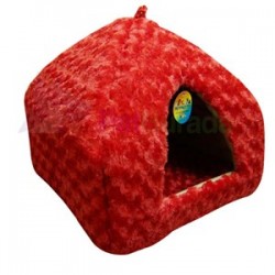 Pet Pretty Peluş Piramit Kedi Yatağı Kırmızı 45 x 45 Cm Pet Pretty Peluş Piramit Kedi Yatağı Kırmızı 45 x 45 Cm