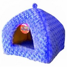 Pet Pretty Peluş Piramit Kedi Yatağı Lacivert 45 x 45 Cm