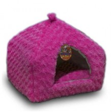 Pet Pretty Peluş Piramit Kedi Yatağı Pembe 45 x 45 Cm