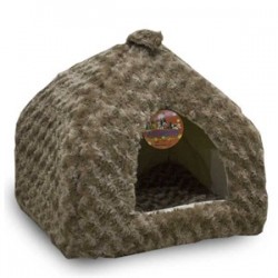 Pet Pretty Piramit Kedi Köpek Yatağı Kahve 45x45 Cm